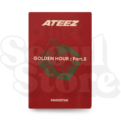 [PHOTOCARD] (P.O.B) ATEEZ - GOLDEN HOUR PART.5