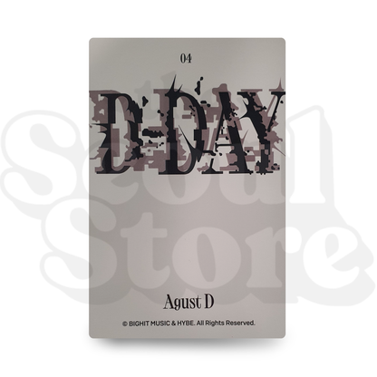 [PHOTOCARD] SUGA - AGUST D - TOUR D-DAY