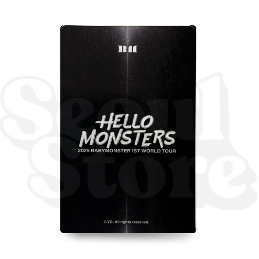 [PHOTOCARD] BABYMONSTER - HELLO MONSTERS 1ST WORLD TOUR VER.3