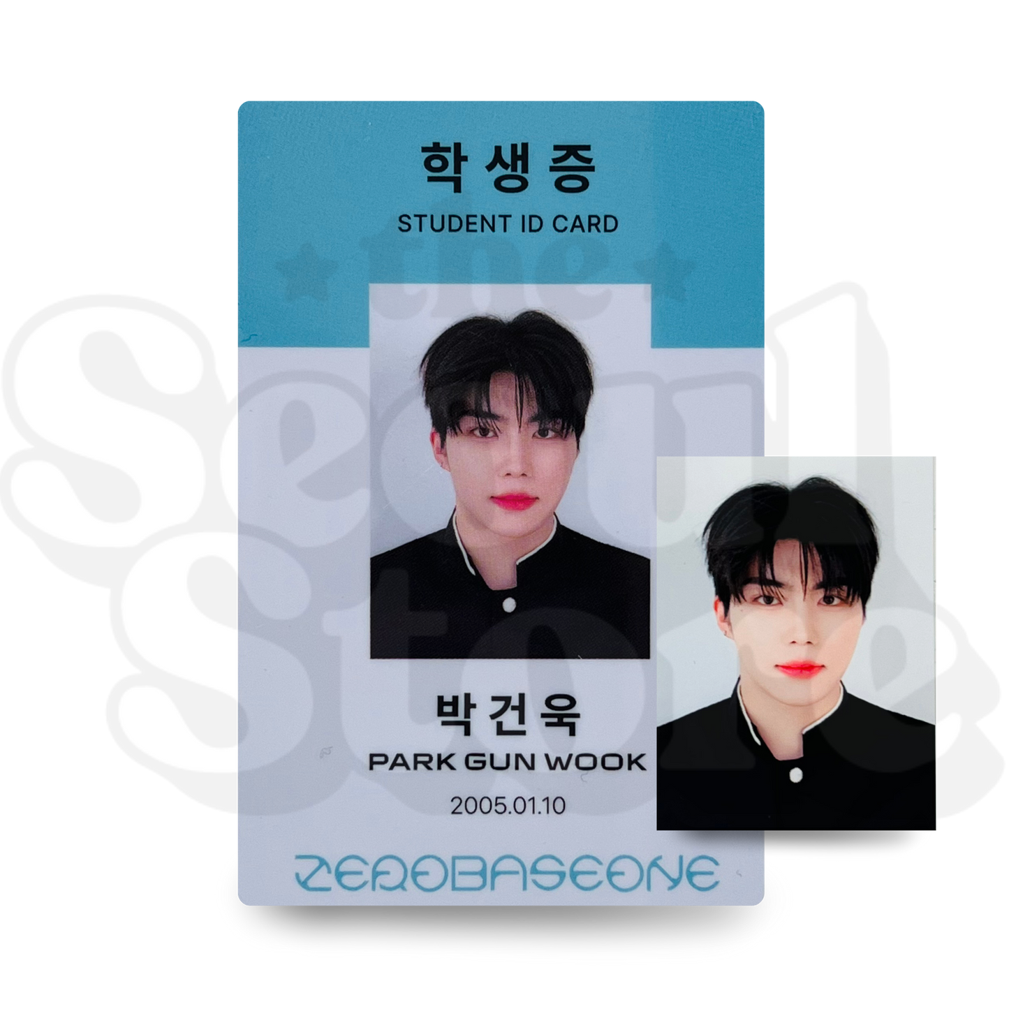 [PHOTOCARD] ZEROBASEONE (ZB1) - BLUE PARADISE STUDENT ID + ID (MAKESTAR P.O.B)