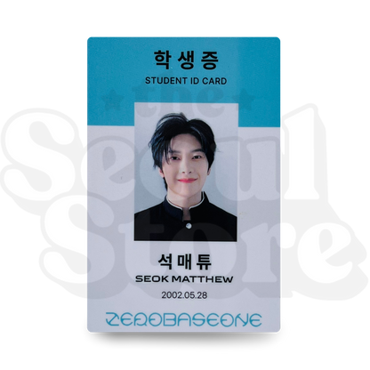 [PHOTOCARD] ZEROBASEONE (ZB1) - BLUE PARADISE STUDENT ID (MAKESTAR P.O.B)