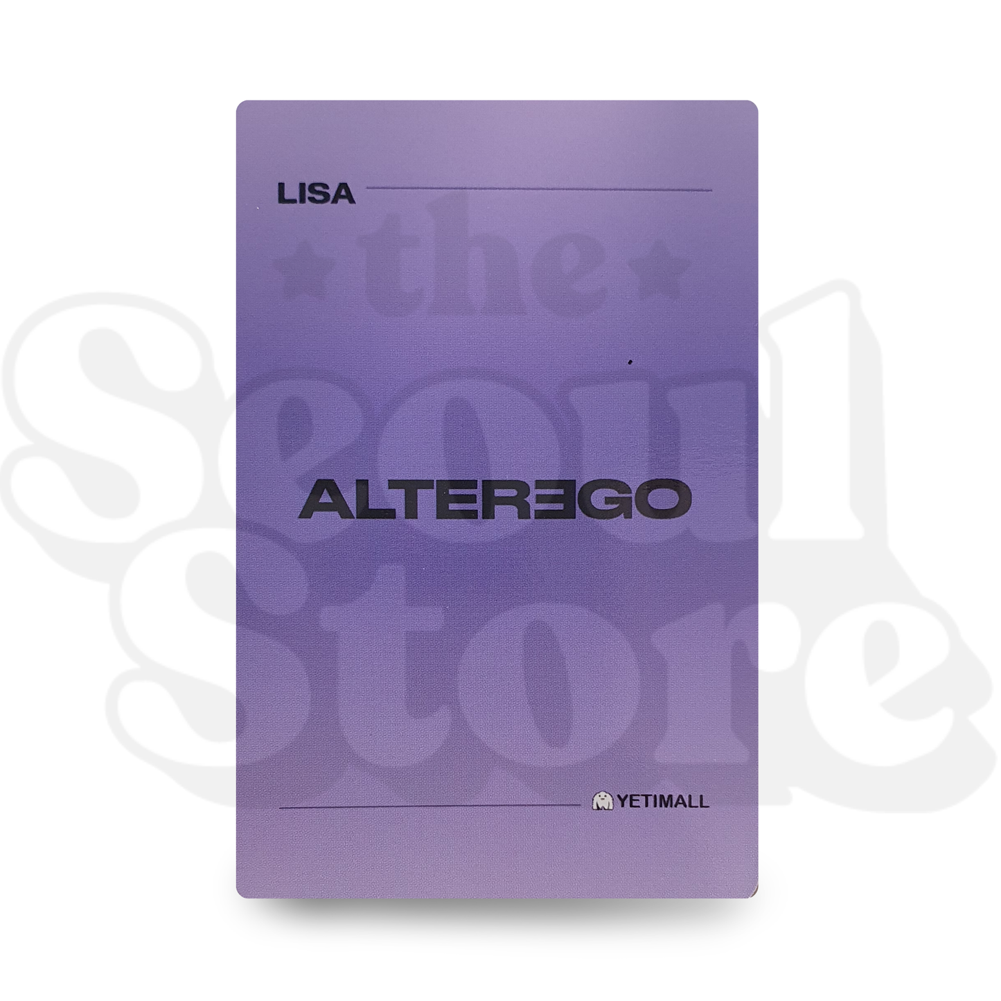 [PHOTOCARD] LISA - ALTEREGO POB YETIMALL