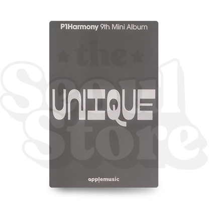 [PHOTOCARD] P1HARMONY - UNIQUE (P.O.B APPLE MUSIC)
