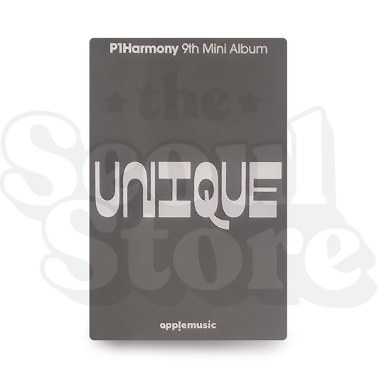 [PHOTOCARD] P1HARMONY - UNIQUE (P.O.B APPLE MUSIC)