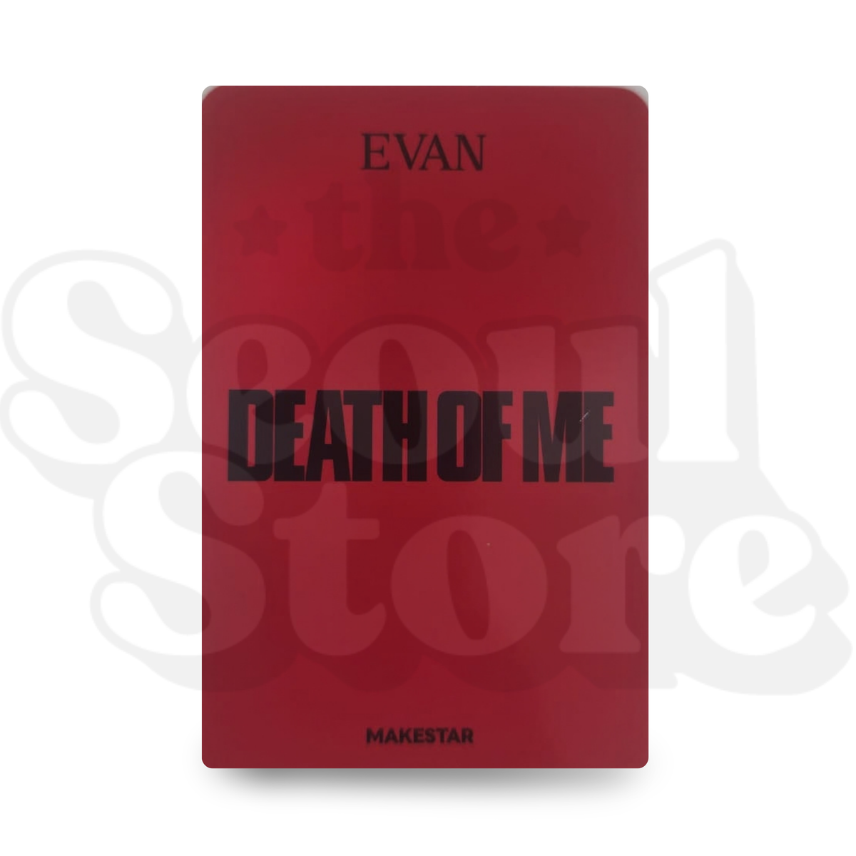 [PHOTOCARD] EVAN - DEATH OF ME (POB MAKESTAR)