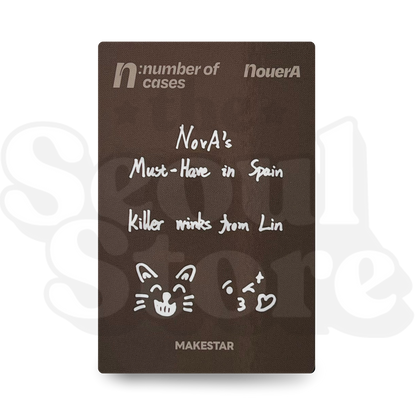 [PHOTOCARD] NOUERA - N:NUMBER OF CASES (FANMEET BARCELONA)