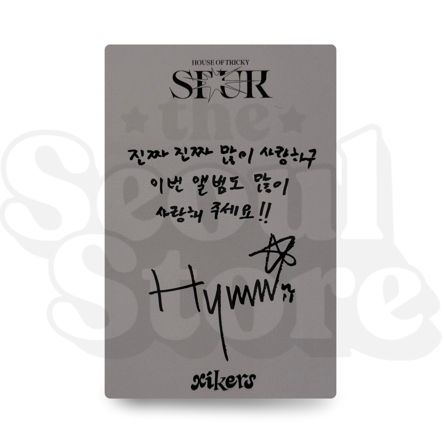 [PHOTOCARD] XIKERS - HOUSE OF TRICKY: SPUR VER.1