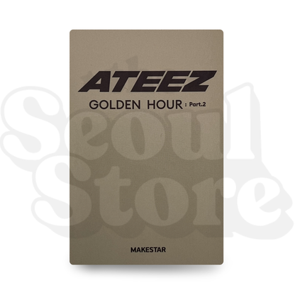 [PHOTOCARD] ATEEZ - GOLDEN HOUR PART.2 (MAKESTAR P.O.B)
