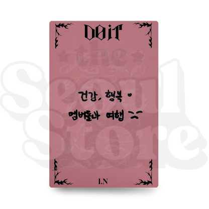 [PHOTOCARD] STRAY KIDS - DO IT (EXCLUSIVE P.O.B FANSHOP VIDEOCALL)
