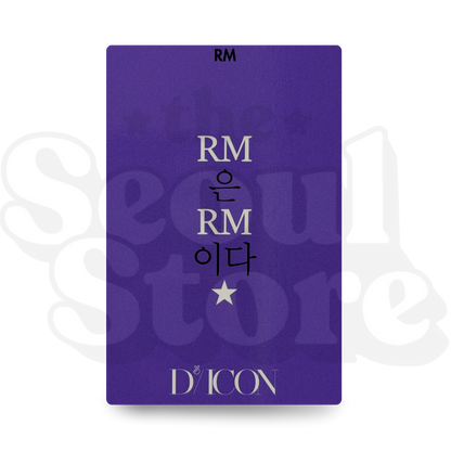 [PHOTOCARD] BTS - DICON (2018) VER. RM