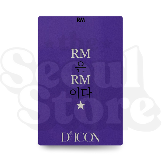 [PHOTOCARD] BTS - DICON (2018) VER. RM