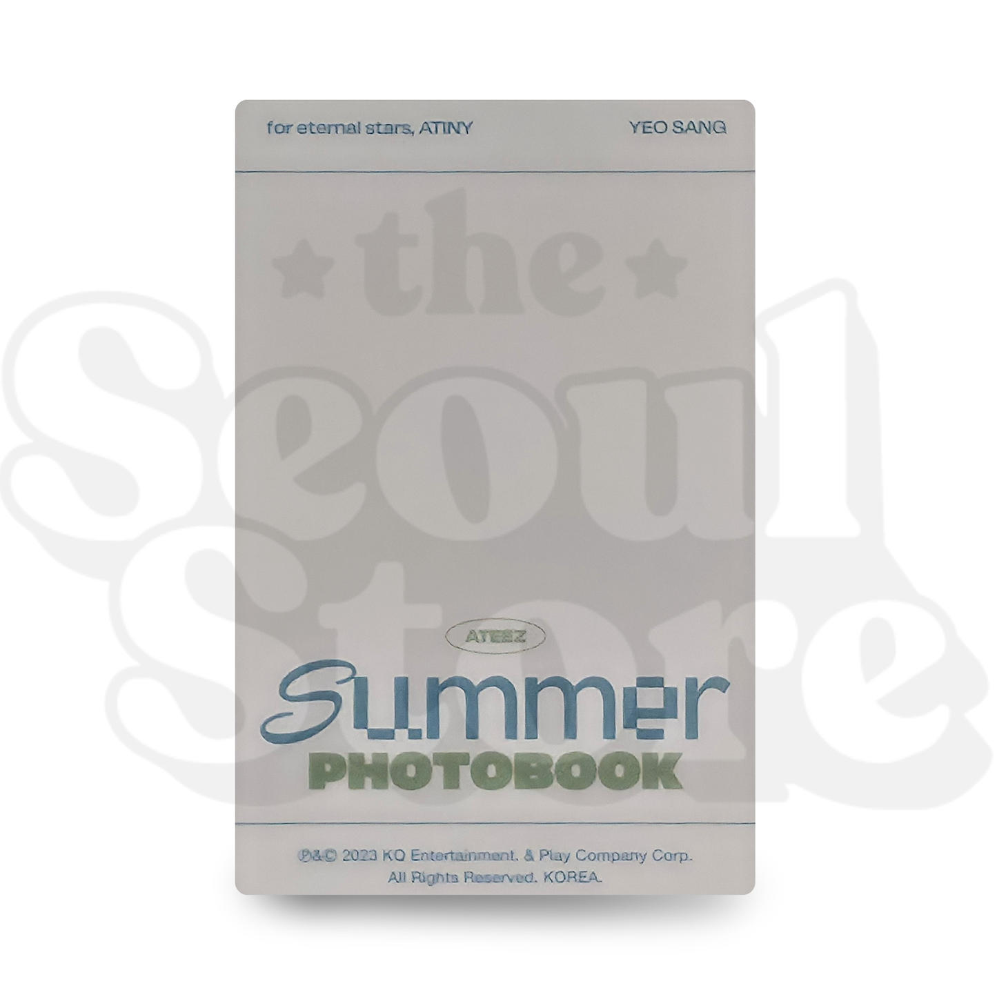 [PHOTOCARD] ATEEZ - SUMMER PHOTOBOOK