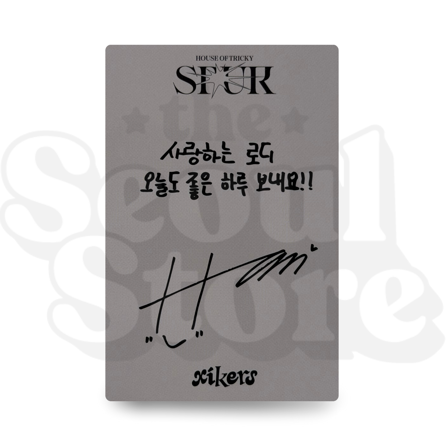 [PHOTOCARD] XIKERS - HOUSE OF TRICKY: SPUR VER.1