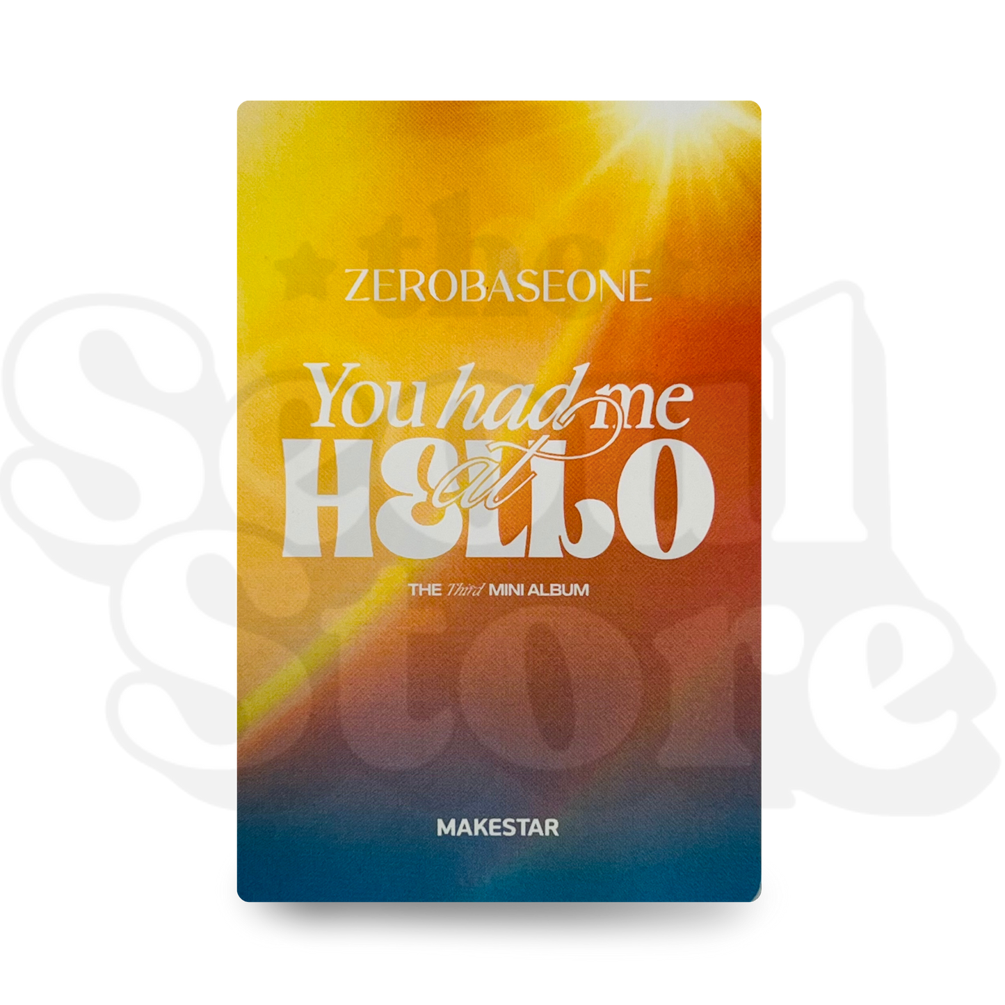 [PHOTOCARD] ZEROBASEONE (ZB1) - YOU HAD ME HELLO (MAKESTAR PHOTOCARD)