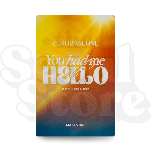 [PHOTOCARD] ZEROBASEONE (ZB1) - YOU HAD ME HELLO (MAKESTAR PHOTOCARD)