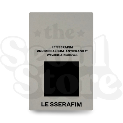 [PHOTOCARD] LE SSERAFIM - ANTIFRAGILE (QR CODE)