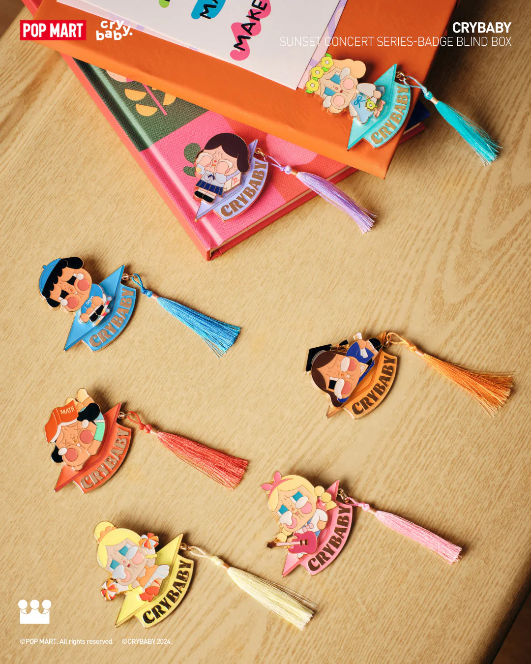 CRYBABY Sunset Concert Series-Badge Blind Box
