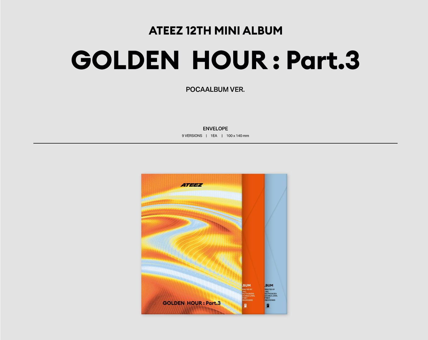 ATEEZ - GOLDEN HOUR: PART.3 (POCAALBUM) [OFFICIAL LUCKY DRAW]