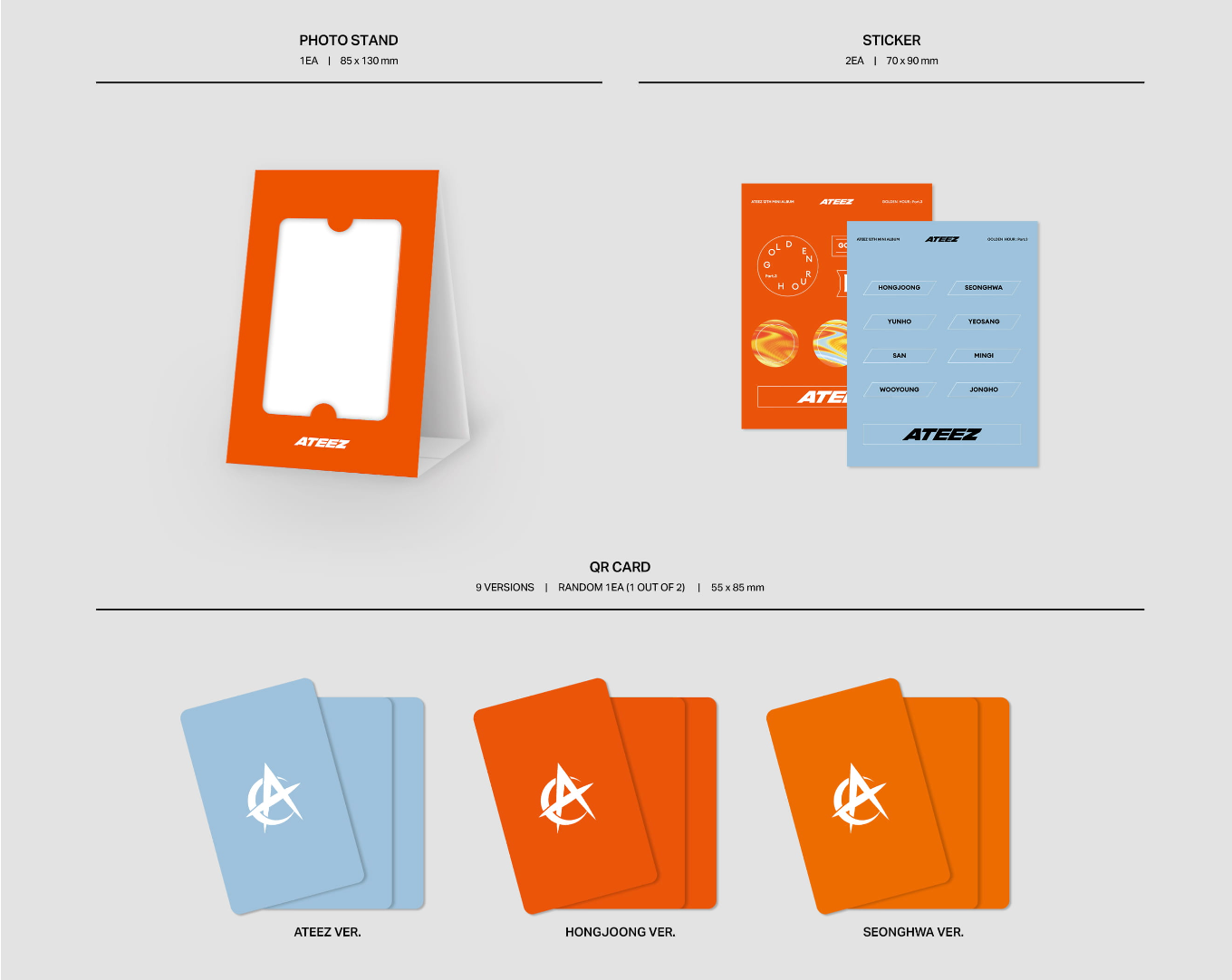 ATEEZ - GOLDEN HOUR: PART.3 (POCAALBUM) [OFFICIAL LUCKY DRAW]