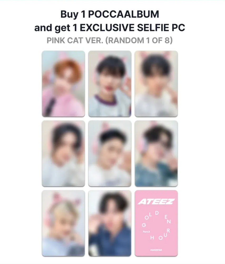 ATEEZ - GOLDEN HOUR: PART.3 (POCAALBUM) [OFFICIAL LUCKY DRAW]