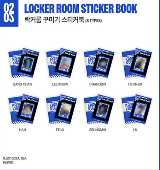 [PRE ORDER] STRAY KIDS - KARMA POP UP STORE OFICIAL SKZOO MD LOCKER ROOM STICKER BOOK
