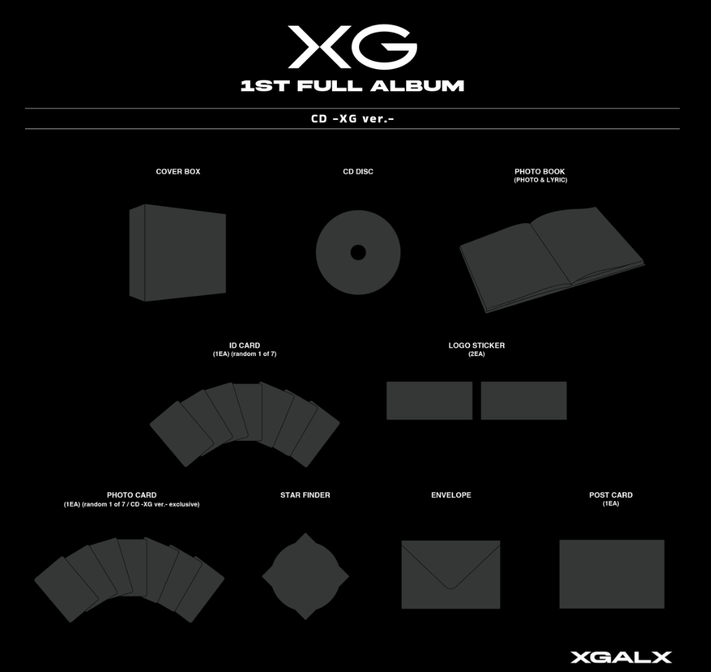 [PRE ORDER] XG - 1ST FULL ALBUM (XG VER)