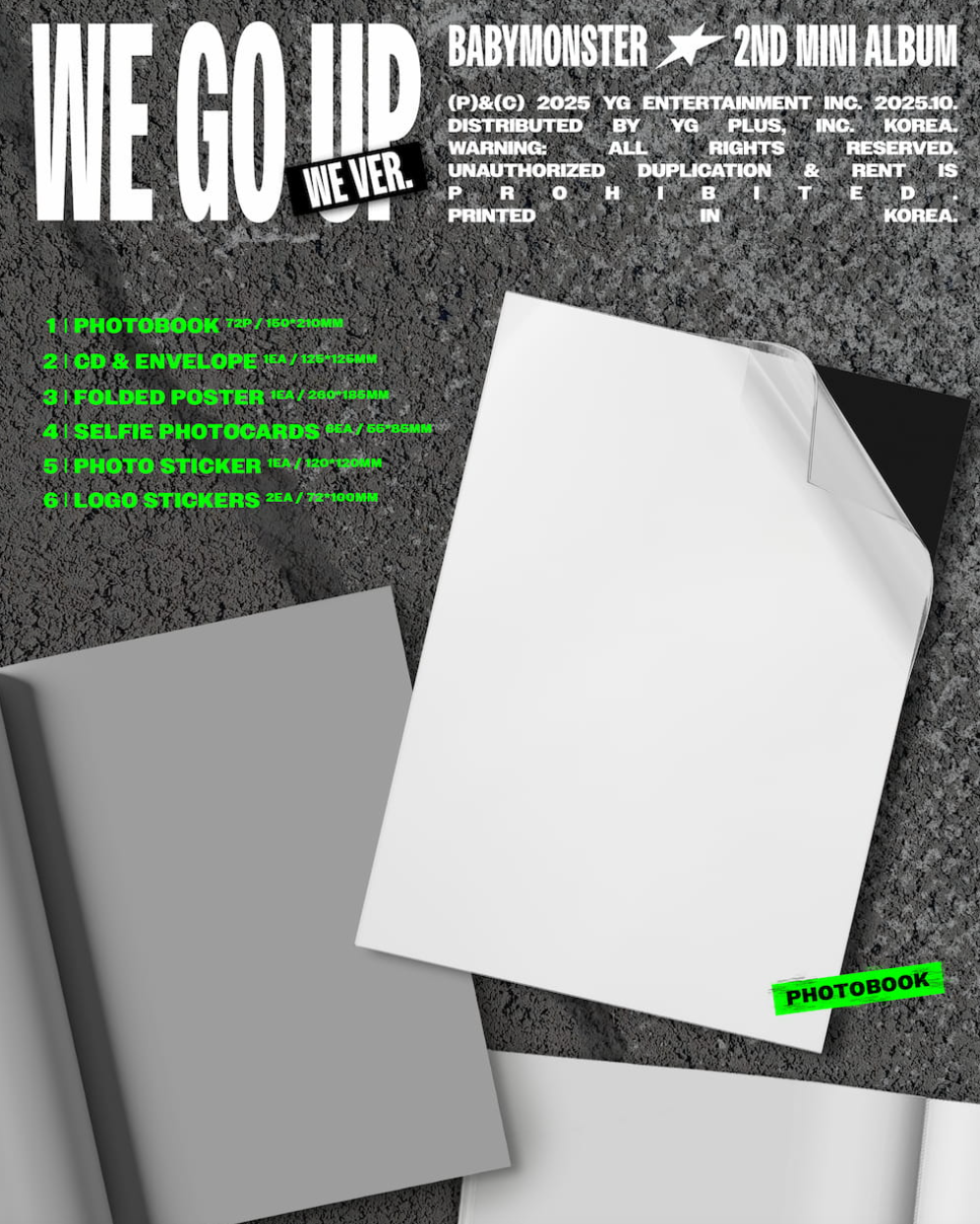 [PRE ORDER] BABYMONSTER - WE GO UP
