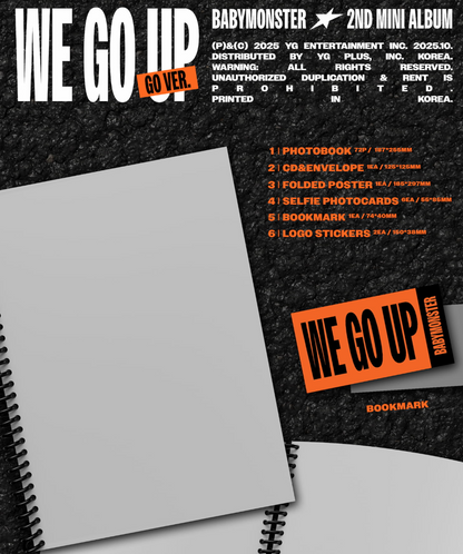 [PRE ORDER] BABYMONSTER - WE GO UP