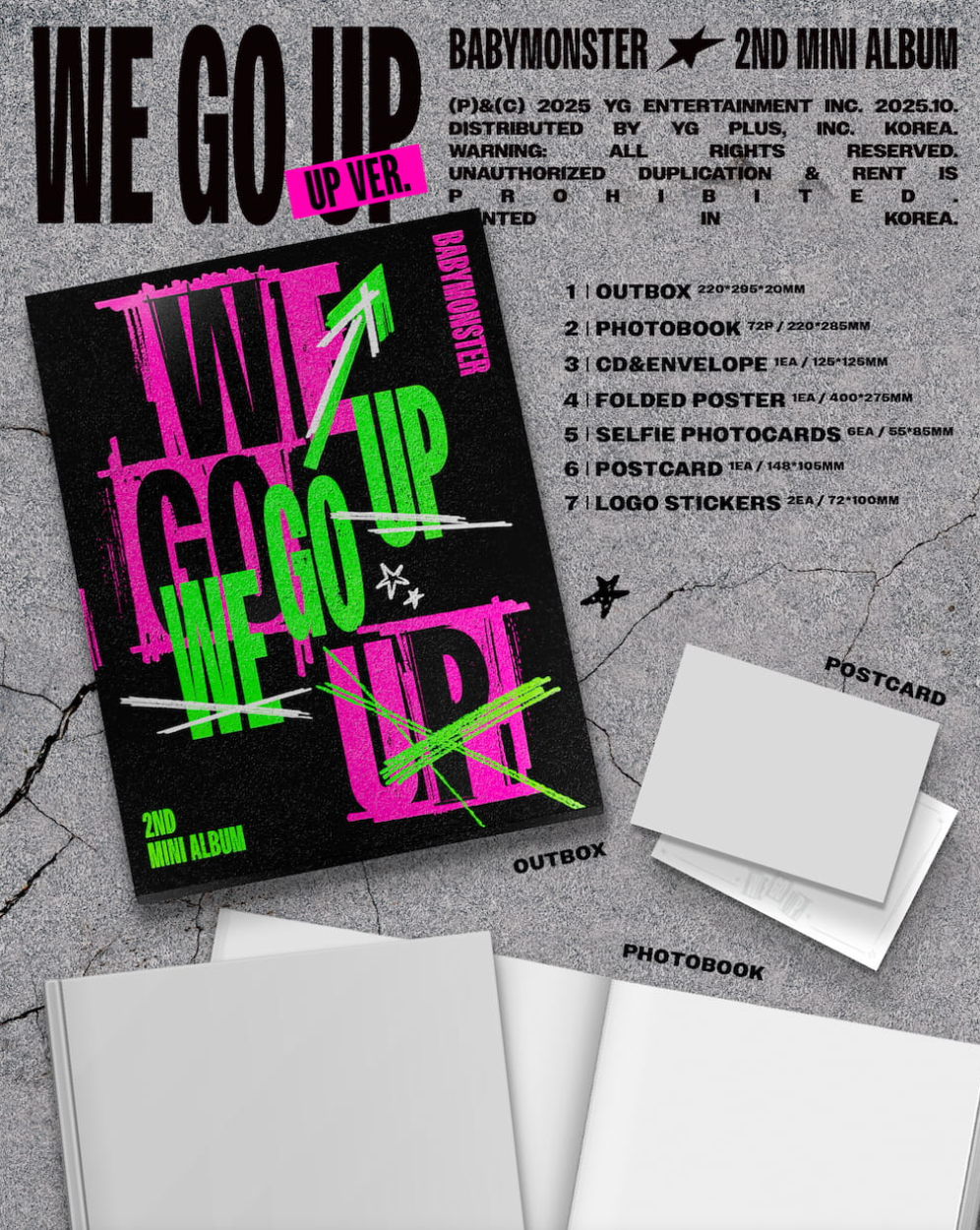 [PRE ORDER] BABYMONSTER - WE GO UP