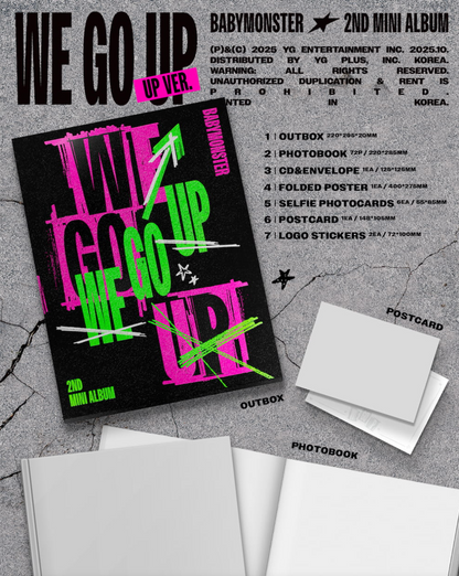 [PRE ORDER] BABYMONSTER - WE GO UP
