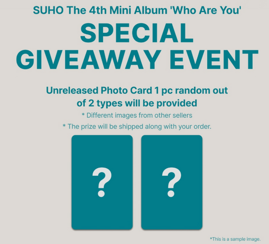[MAKESTAR EXCLUSIVE PRE ORDER] SUHO - WHO ARE YOU (STRANGER VER)
