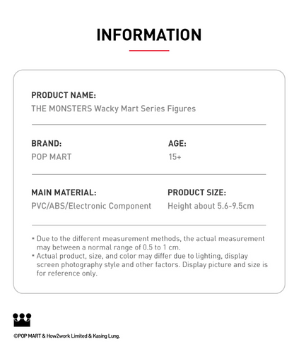 THE MONSTERS - WACKY MART SERIES (FIGURES)