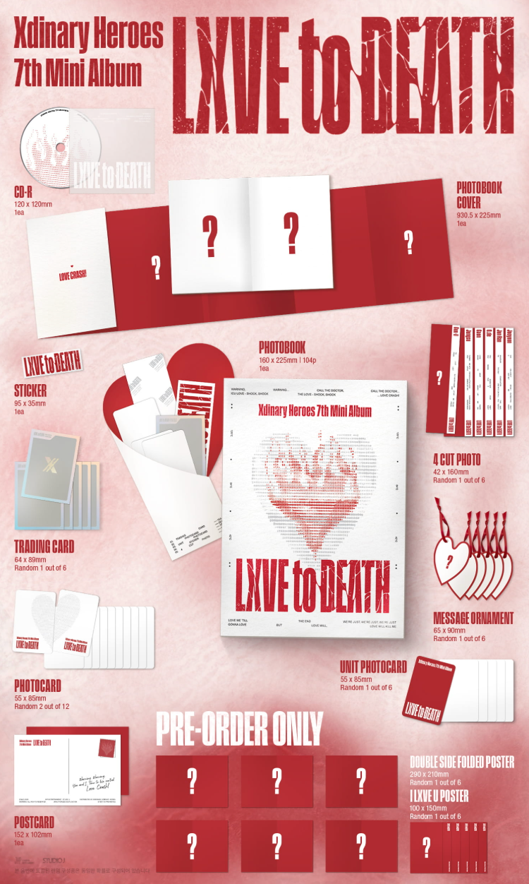 [PRE ORDER] XDINARY HEROES - LXVE to DEATH (PHOTOBOOK VER)