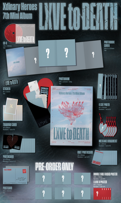 [PRE ORDER] XDINARY HEROES - LXVE to DEATH (PHOTOBOOK VER)
