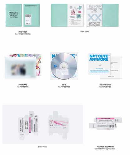 [PRE ORDER P.O.B MAKESTAR] ILLIT - NOT CUTE ANYMORE (SET)