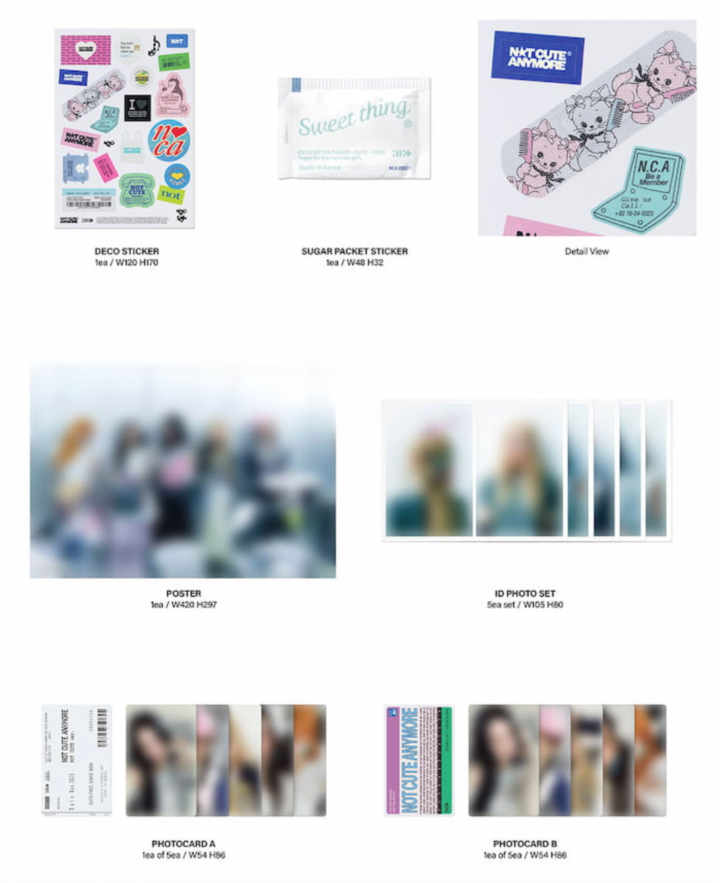 [PRE ORDER P.O.B MAKESTAR] ILLIT - NOT CUTE ANYMORE (SET)