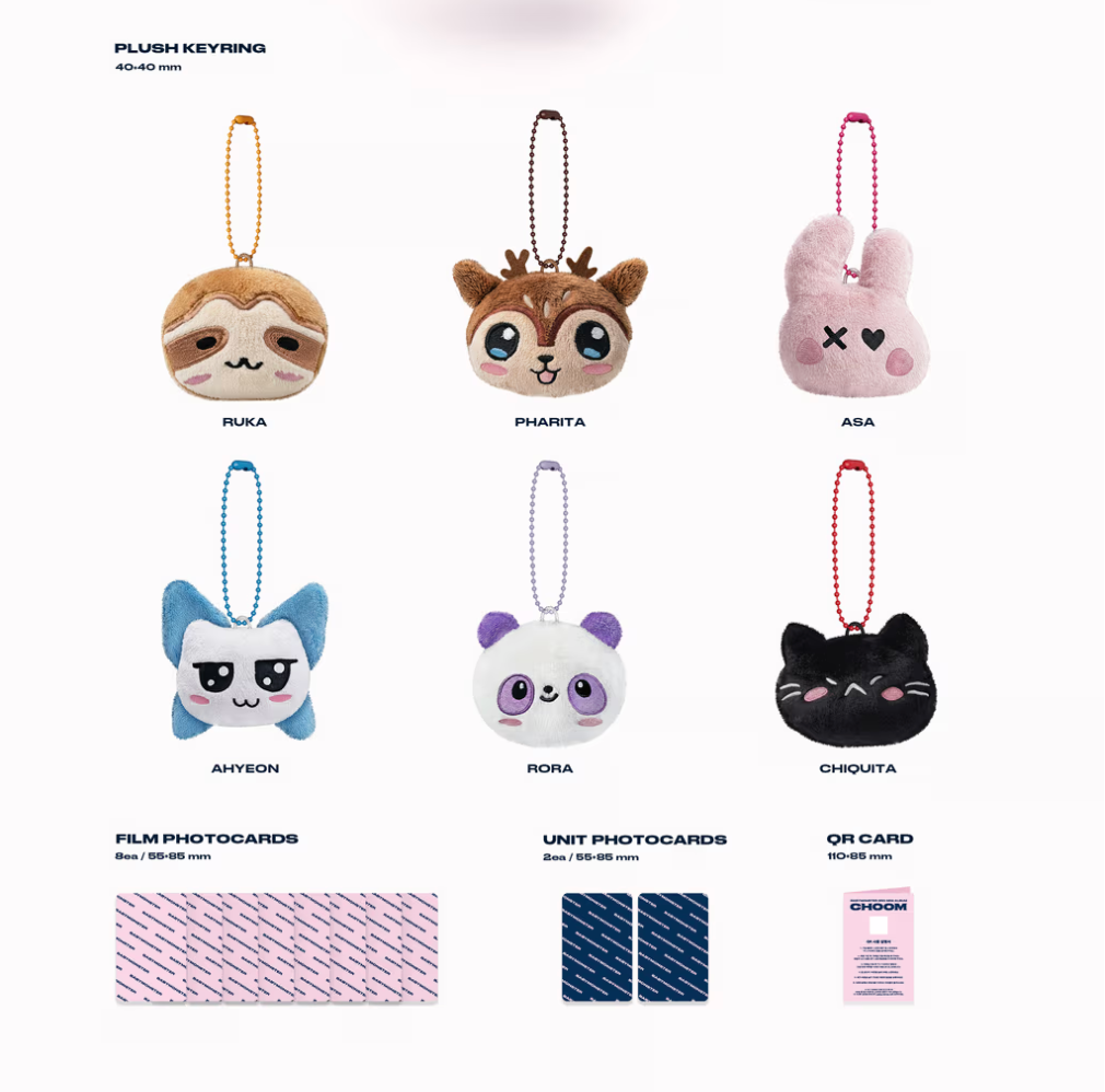 [PRE-ORDER] BABYMONSTER - 춤 (CHOOM) (Plush Keyring Ver.)