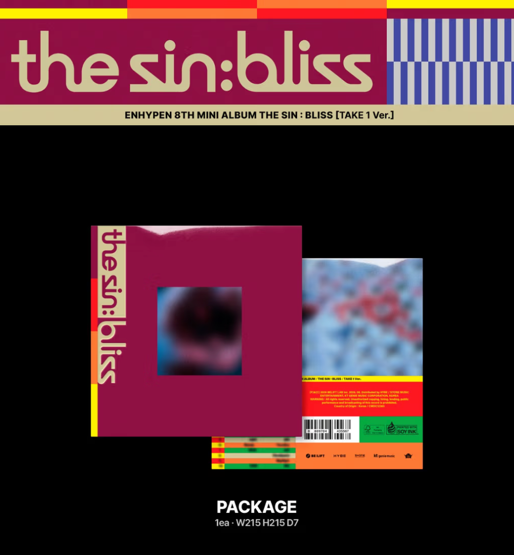 [PRE-ORDER] ENHYPEN - THE SIN : BLISS (STANDARD VER)