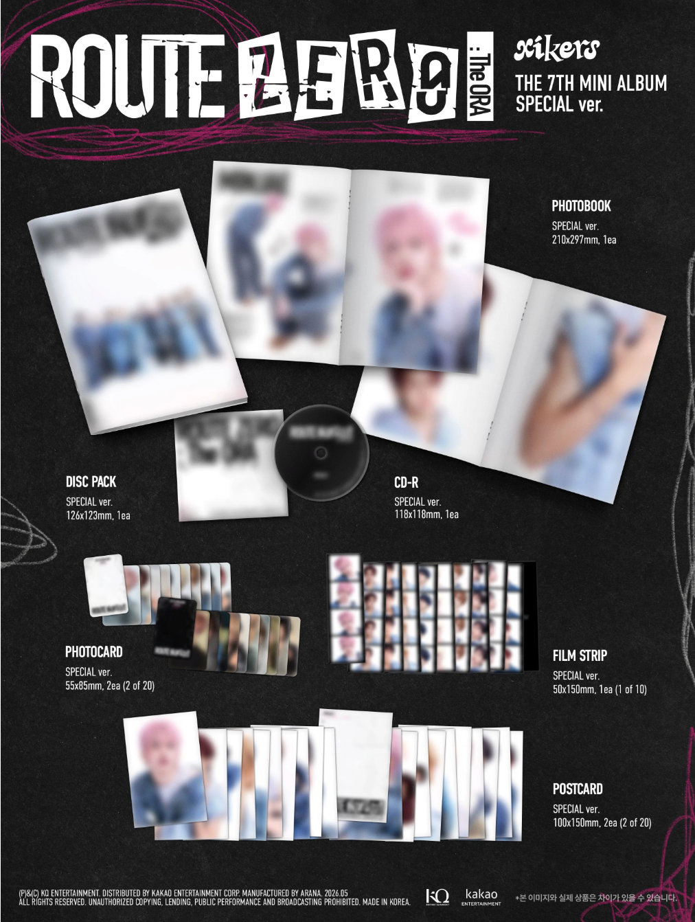 XIKERS -  7TH ALBUM ROUTE ZERO : SPECIAL ver.
