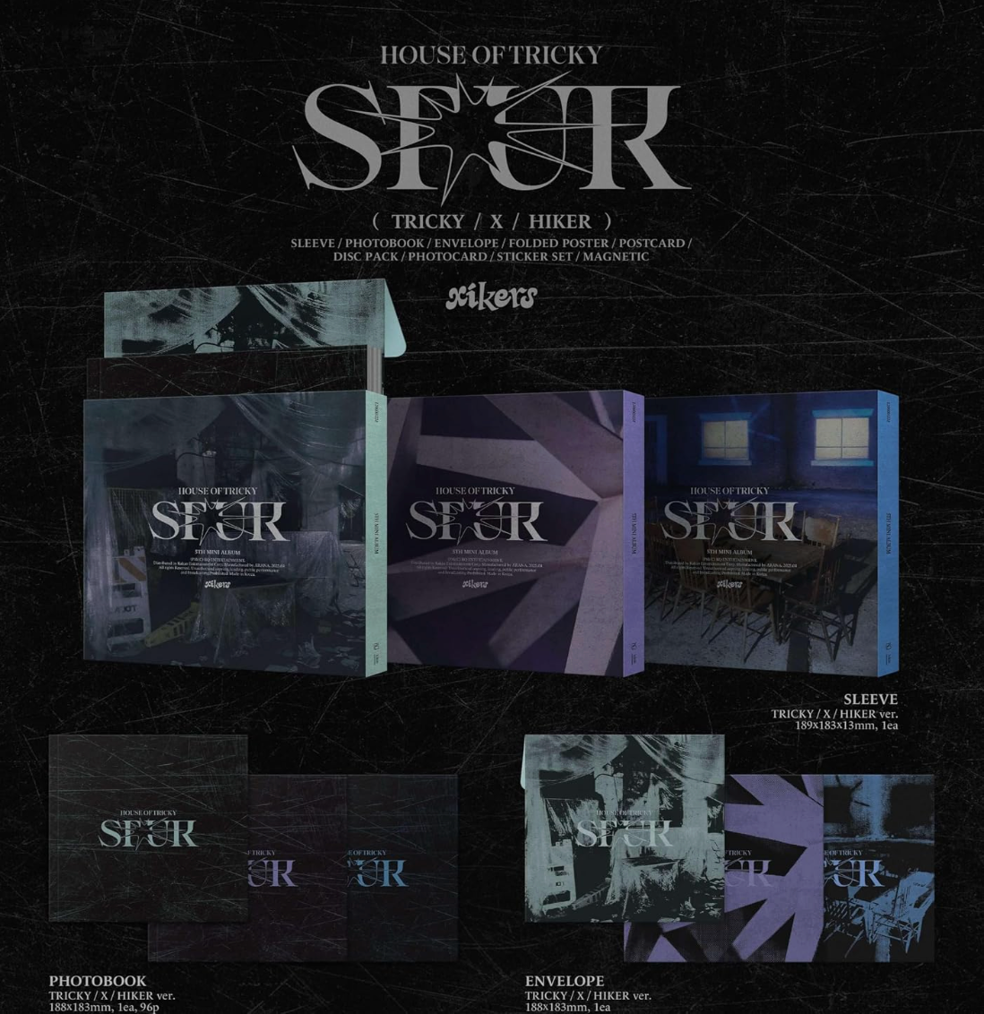 XIKERS - 5TH MINI ALBUM SPUR