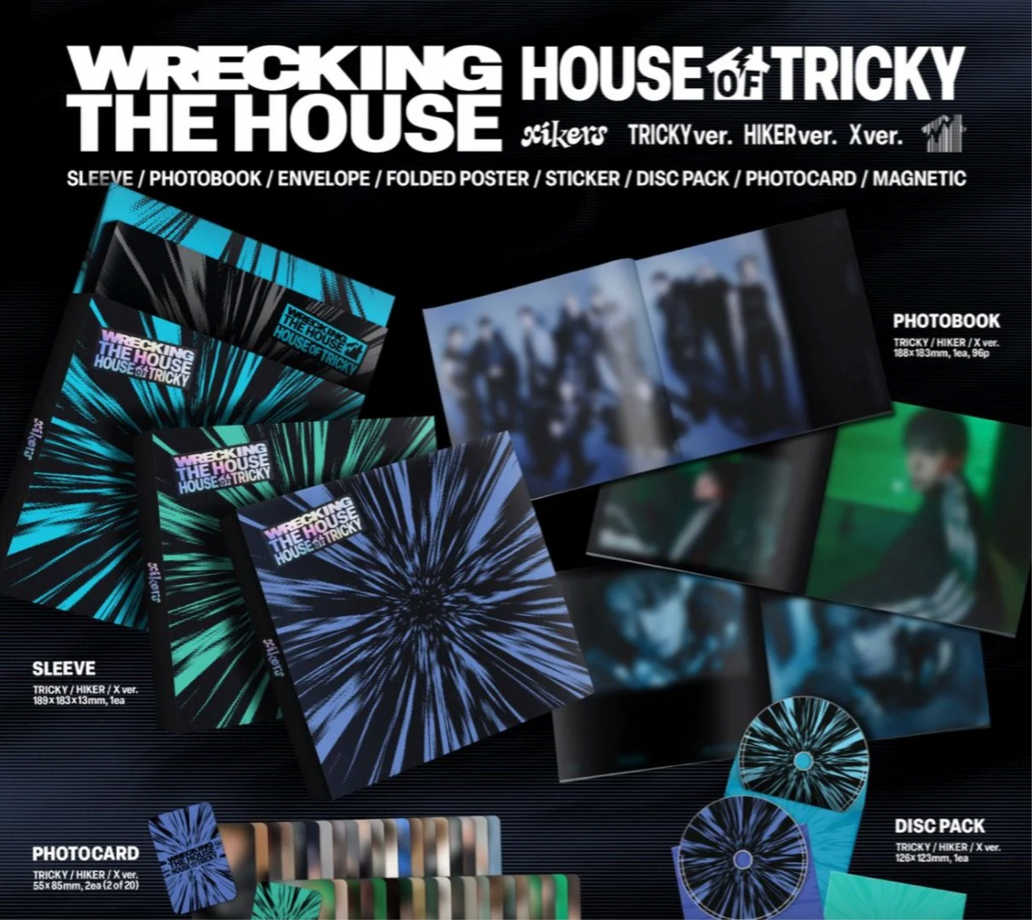 XIKERS - 6TH MINI ALBUM WRECKING THE HOUSE