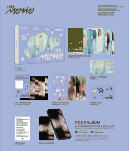 ITZY - 12TH MINI ALBUM MOTTO: POCCAALBUM