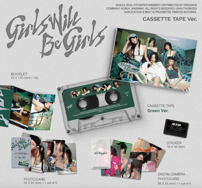 ITZY - GIRLS WILL BE GIRLS: CASSETE TAPE VER.