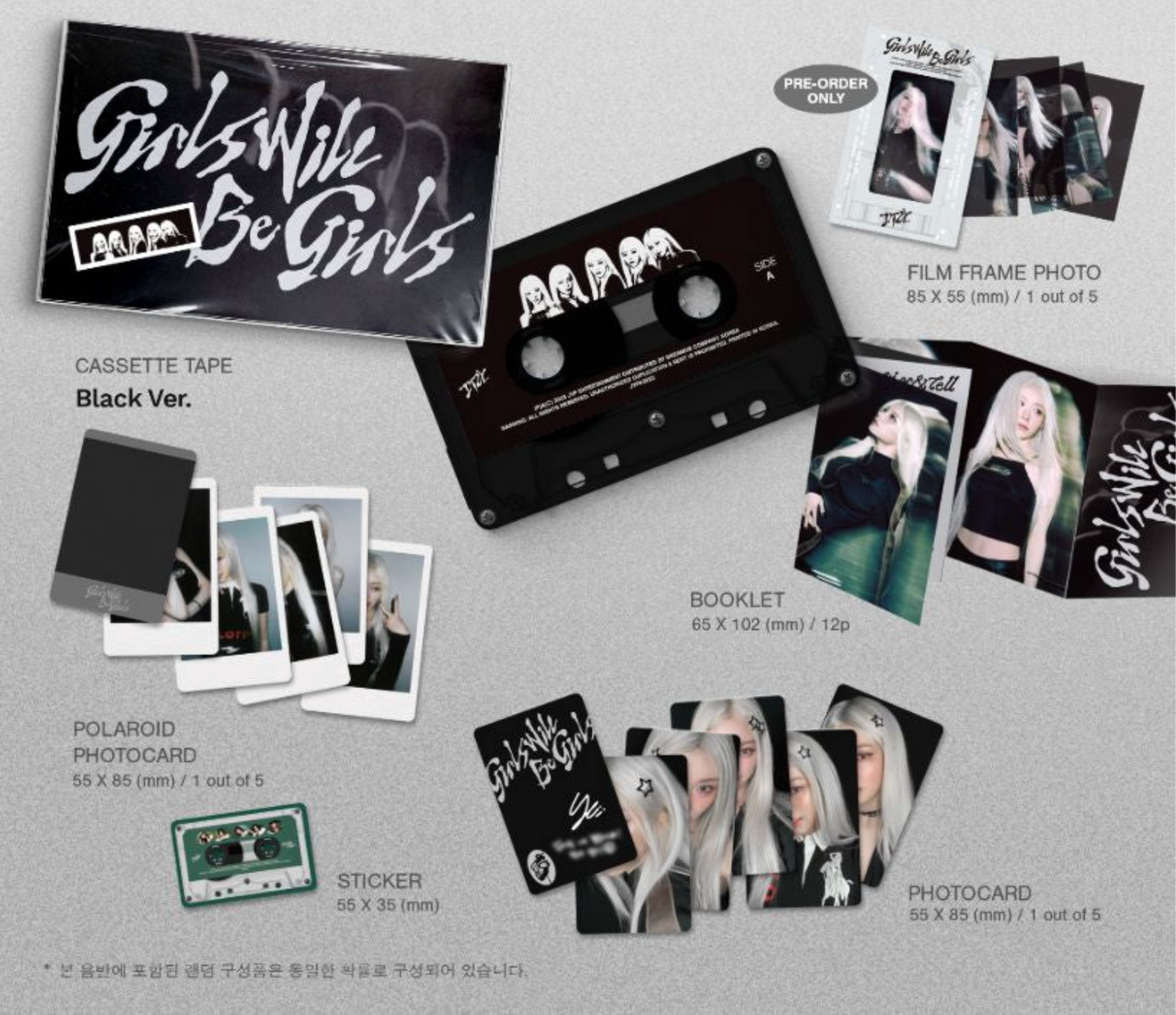 ITZY - GIRLS WILL BE GIRLS: CASSETE TAPE VER.