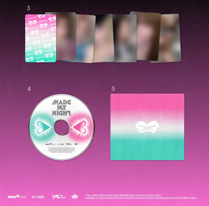 [PRE-ORDER + POB] LE SSERAFIM - Made My Night CHEMICAL NIGHT (Made My Night)