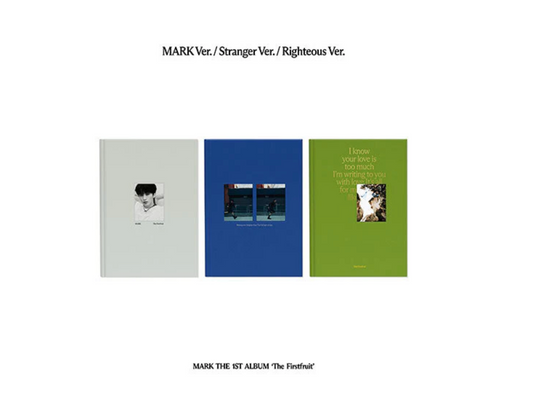 MARK (NCT) - THE FIRSTFRUIT 1ST FULL ALBUM (PHOTOBOOK VER)