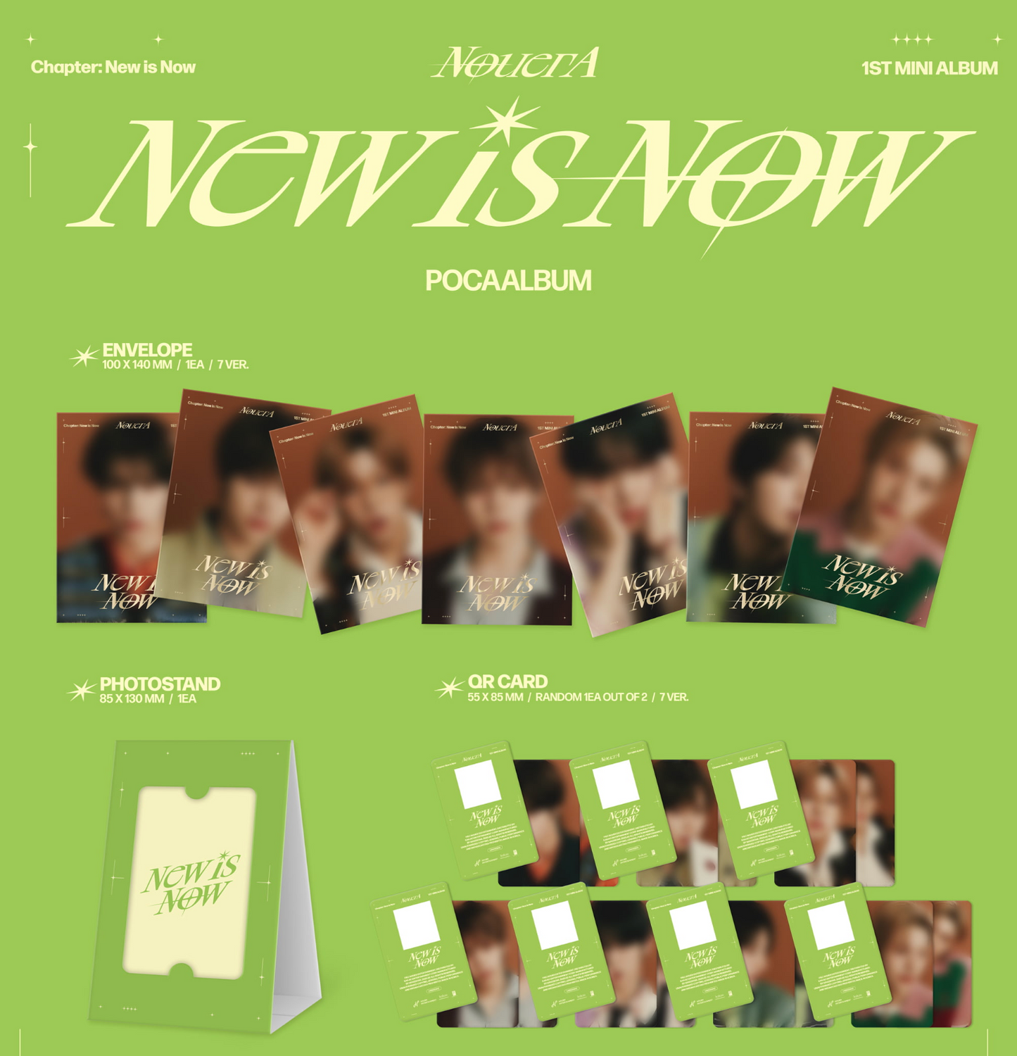 [MAKESTAR EXCLUSIVE] NOUERA - NEW IS NOW (POCAALBUM VER)