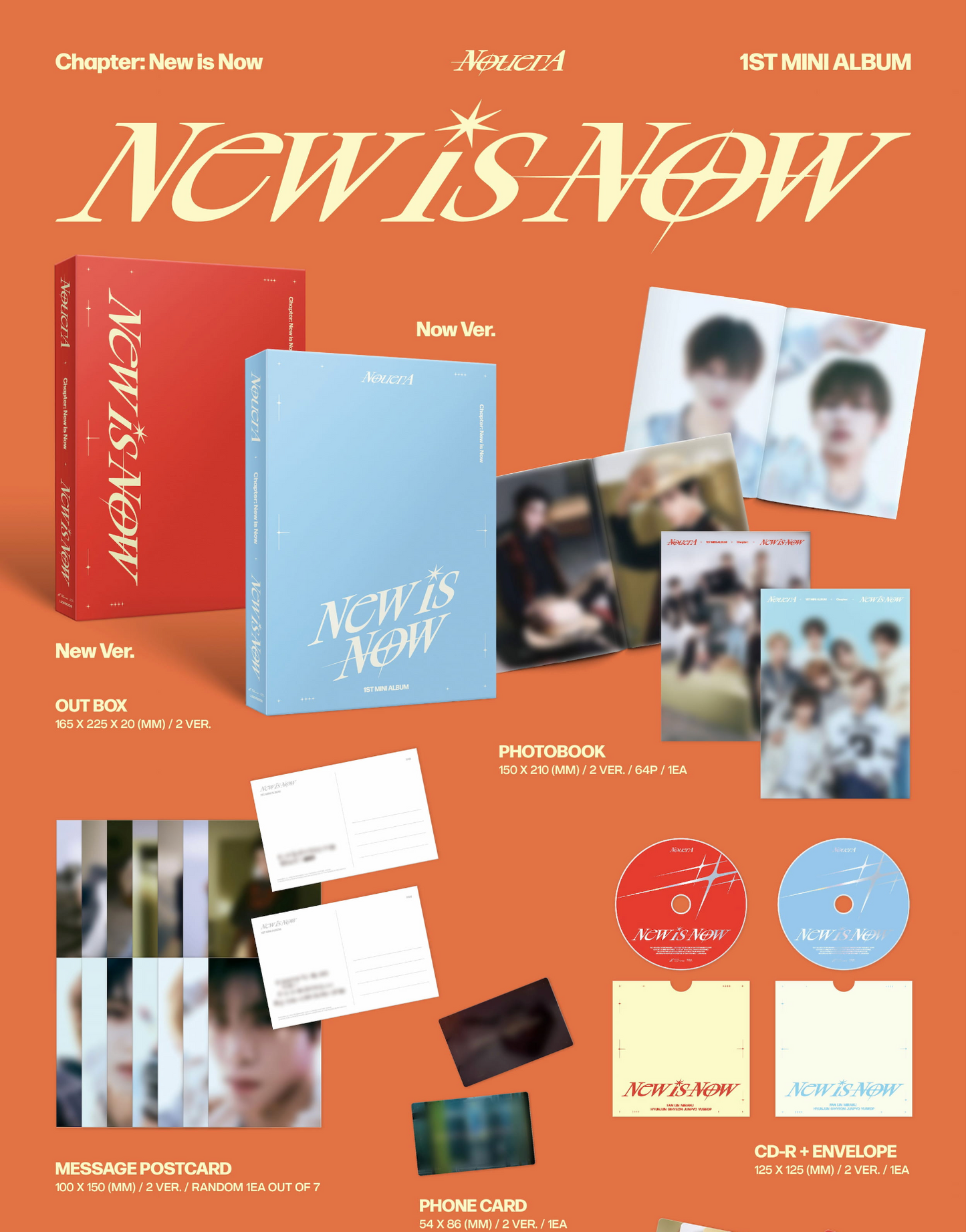[LUCKY DRAW] NOUERA - NEW IS NOW (PHOTOBOOK VER)