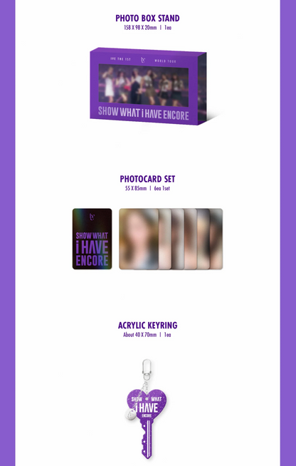 [PRE-ORDER] IVE - SHOW WHAT I HAVE - ENCORE THE 1ST WORLD TOUR KIT