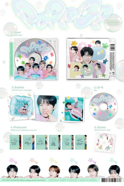NCT WISH - POPPOP 2ND MINI ALBUM (JEWEL VER)